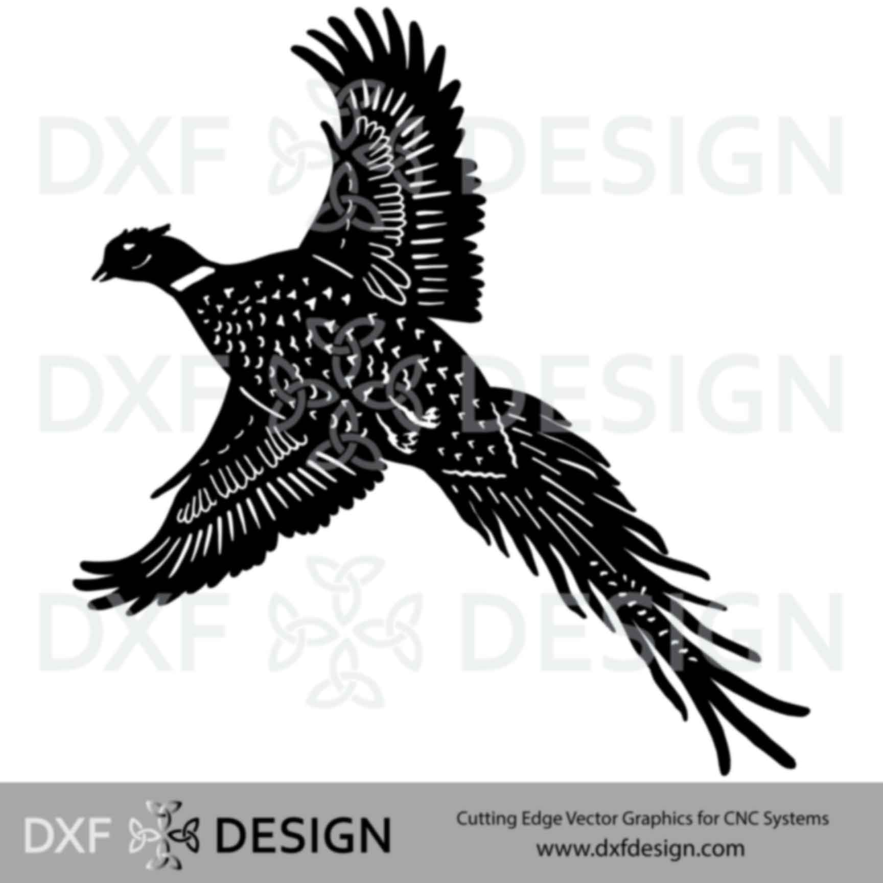 dxf File Pheasant" 