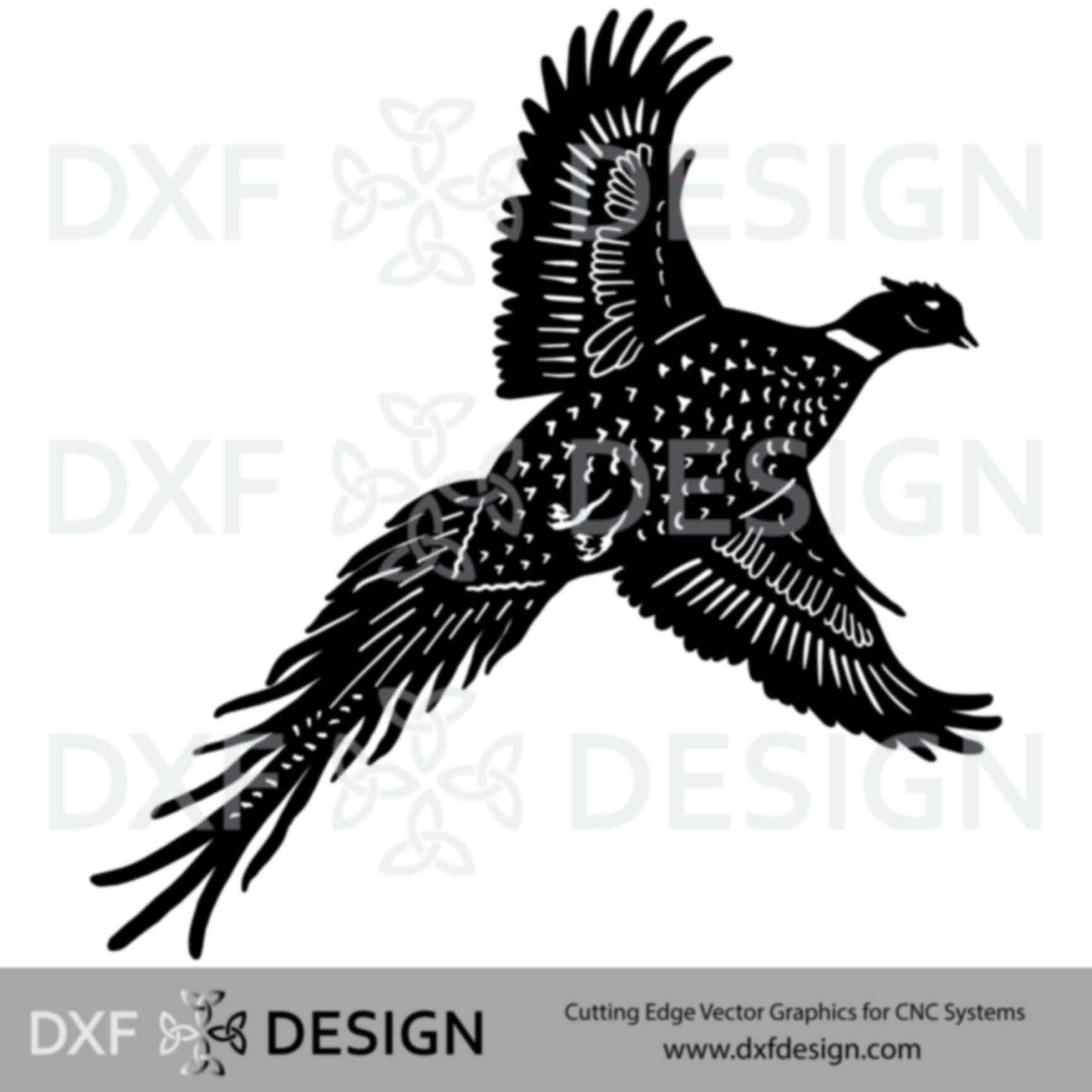 dxf File Pheasant" 